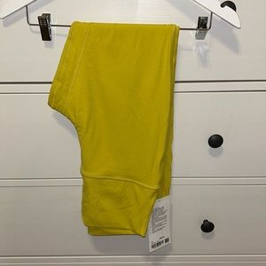 NWT Lululemon Align HR Pant 25" Soleil Yellow Color Size 10